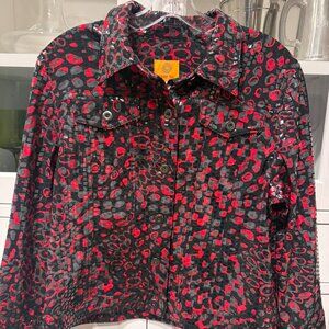 Ruby Rd Abstract Pattern Jacket